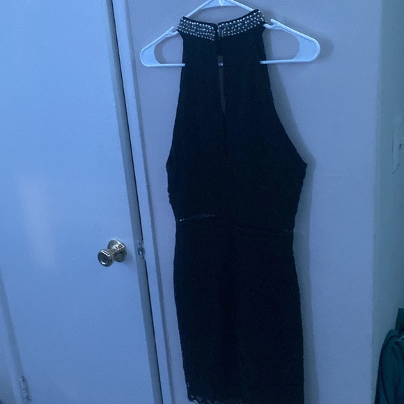 Francesca’s Black Lace Dress Size L - Picture 8 of 8